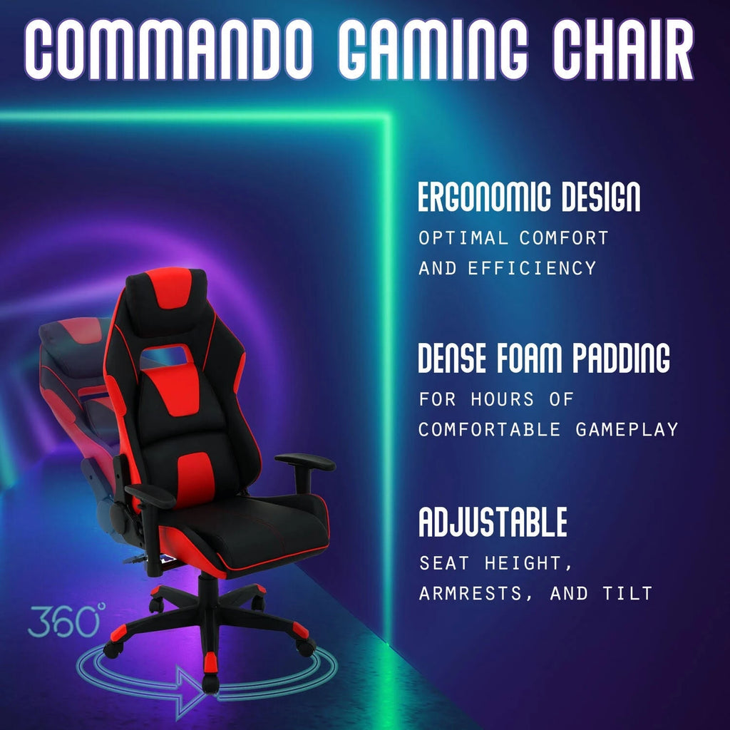 Black/Red Gaming Chair B9365
