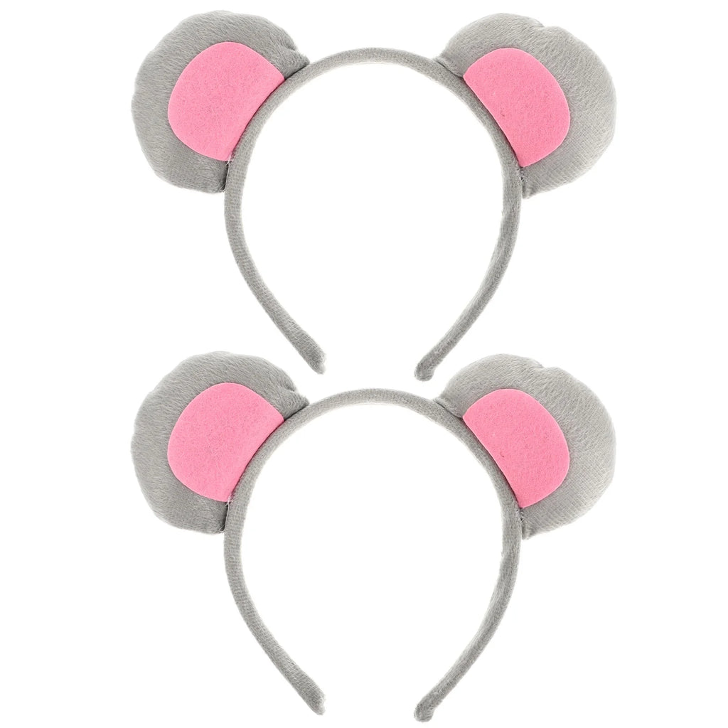 6 pcs Children Mouse Ear Hair Accessories (Grey) X920402