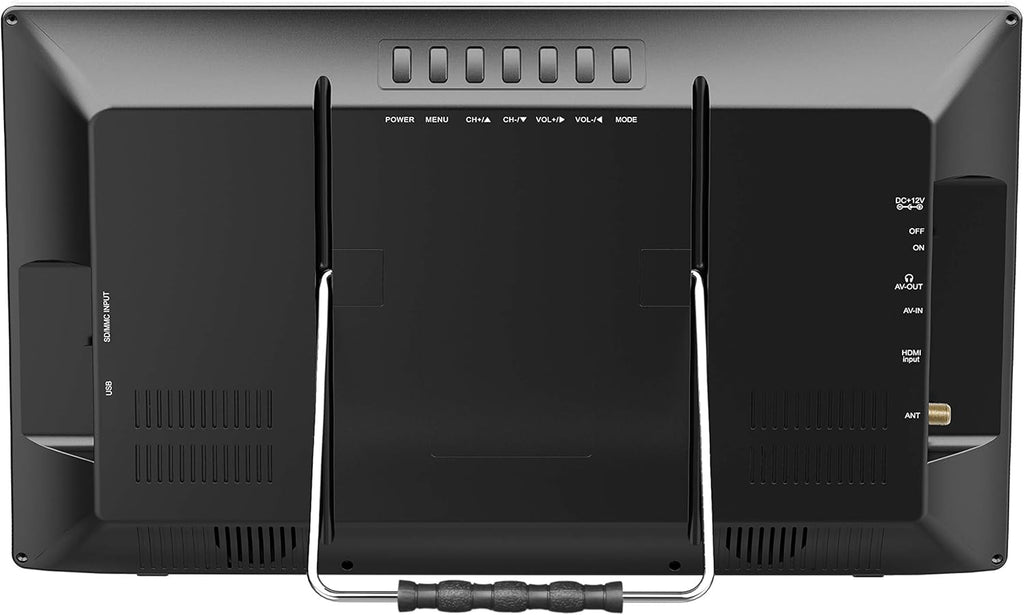 13 Portable Widescreen LED TV with USB/SD Inputs, HDMI, FM Radio, Rechargeable Battery A84102