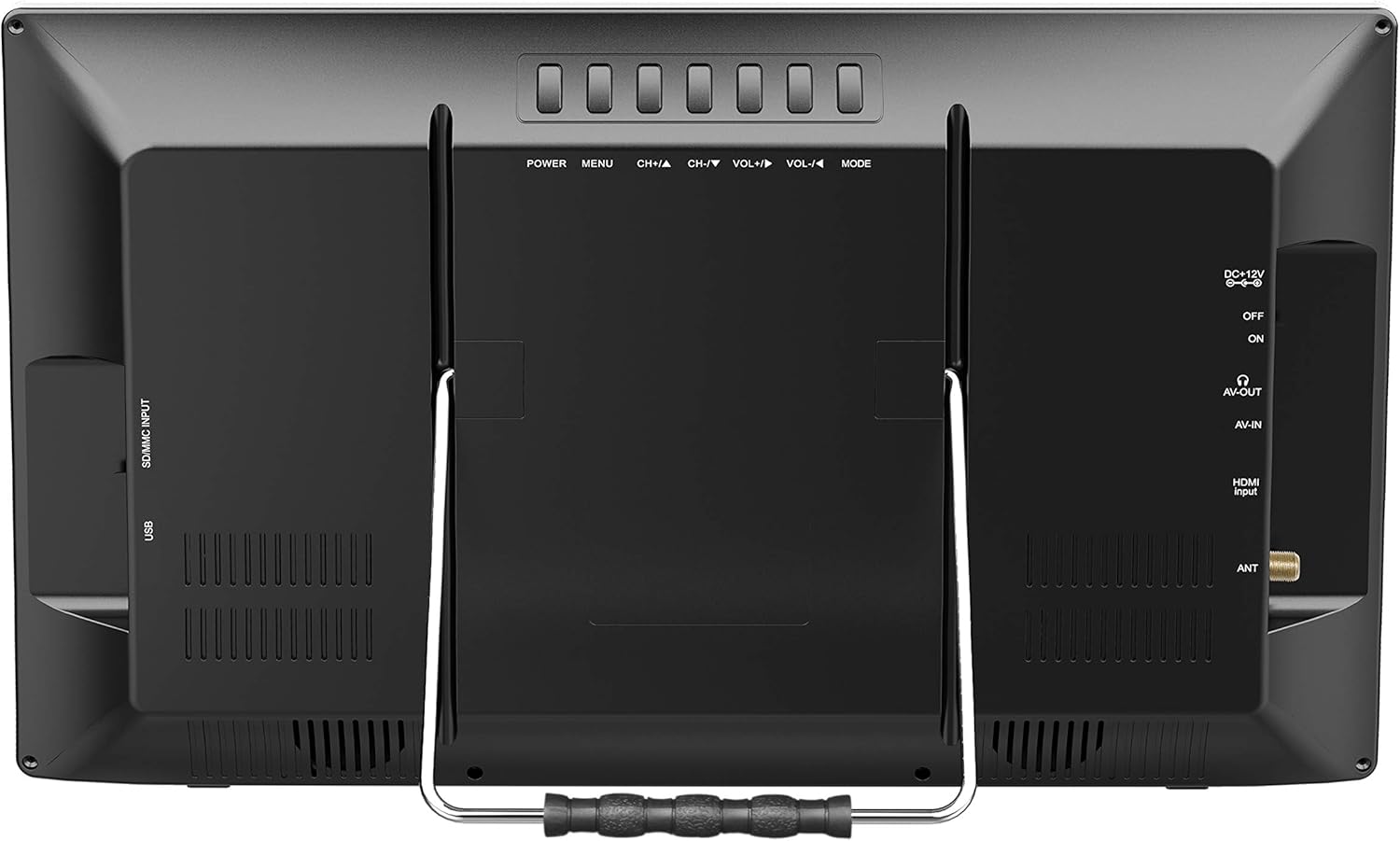 13 Portable Widescreen LED TV with USB/SD Inputs, HDMI, FM Radio, Rechargeable Battery A84102