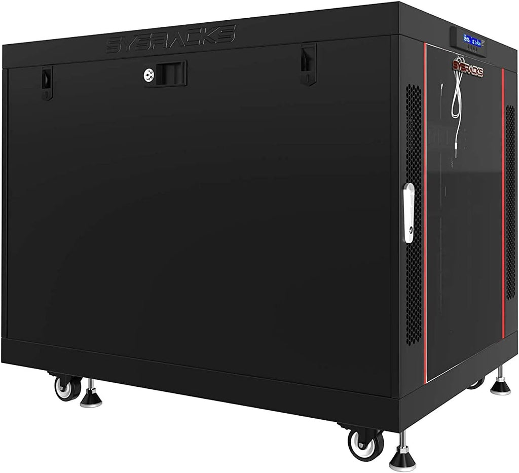 12U Server Rack Locking Cabinet Network Enclosure 35-inch Depth H531
