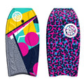 Pink Leopard Graphic 40in Foam Bodyboard with Leash S184