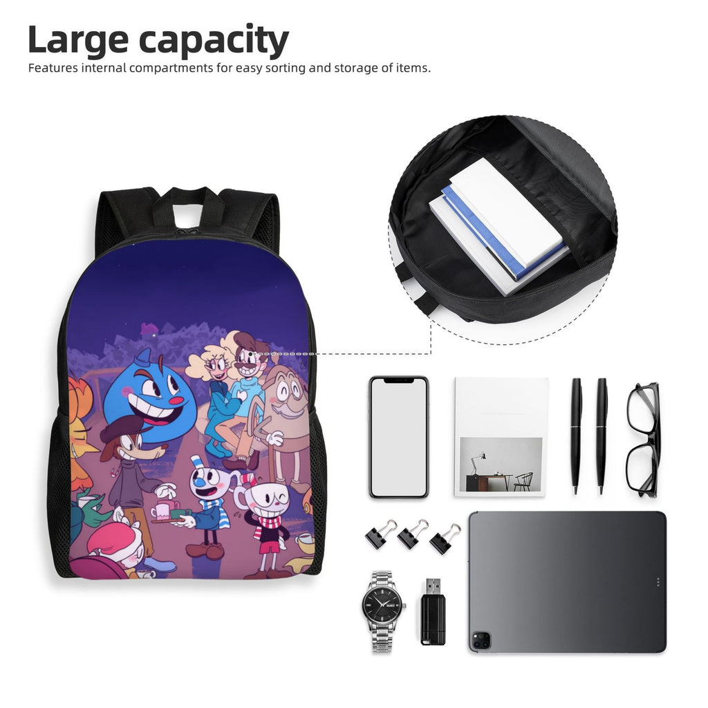 Mugman Backpack Lightweight Unisex Daypack Bookbag Laptop Satchel Rucksack N722