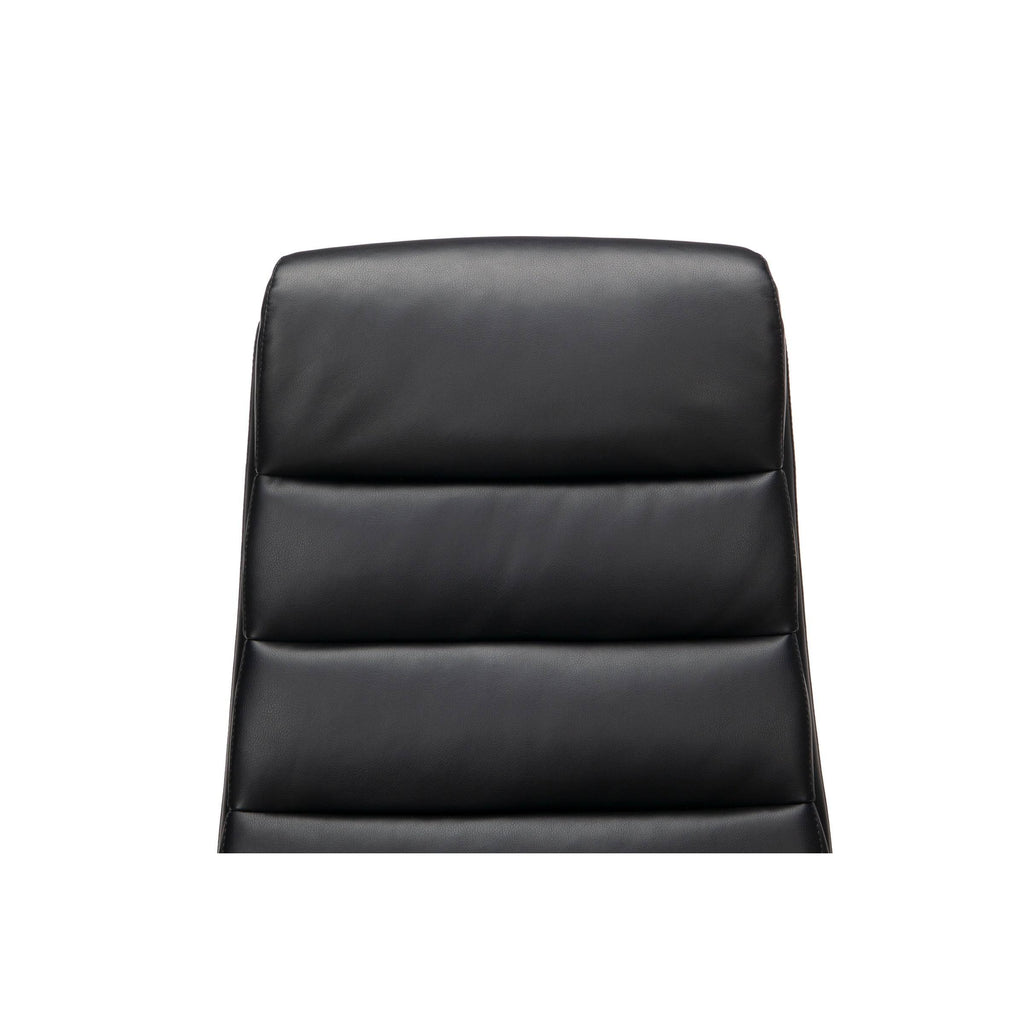 Black Bonded Leather Executive Chair K6180