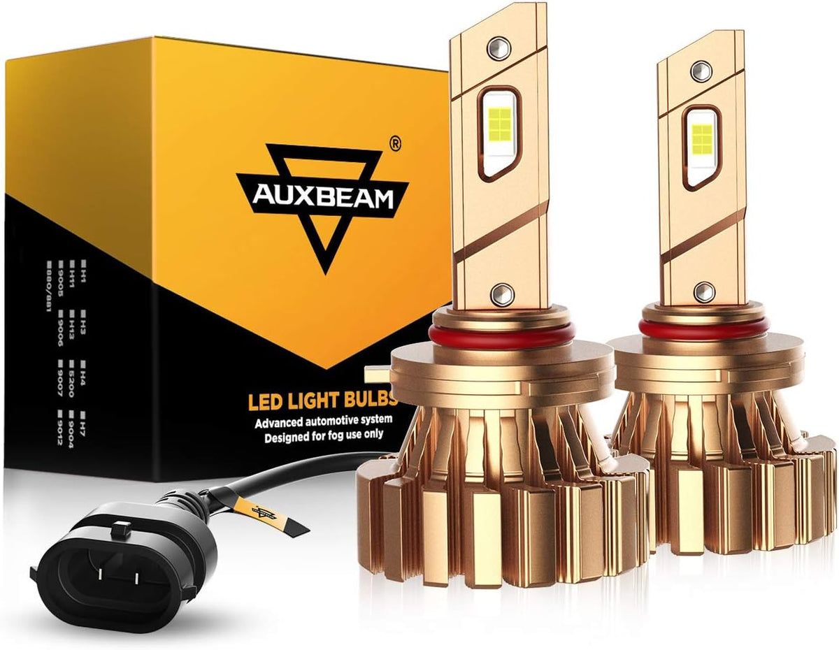 9006 HB4 LED Light Bulbs, 12000 Lumen 6500K Cool White, Pack of 2 E23629