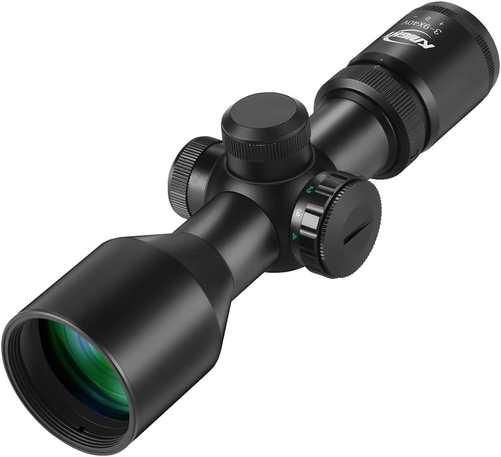 Compact Rifle Scope Red Green Illuminated Mil-dot Reticle Pack of 2 F5913