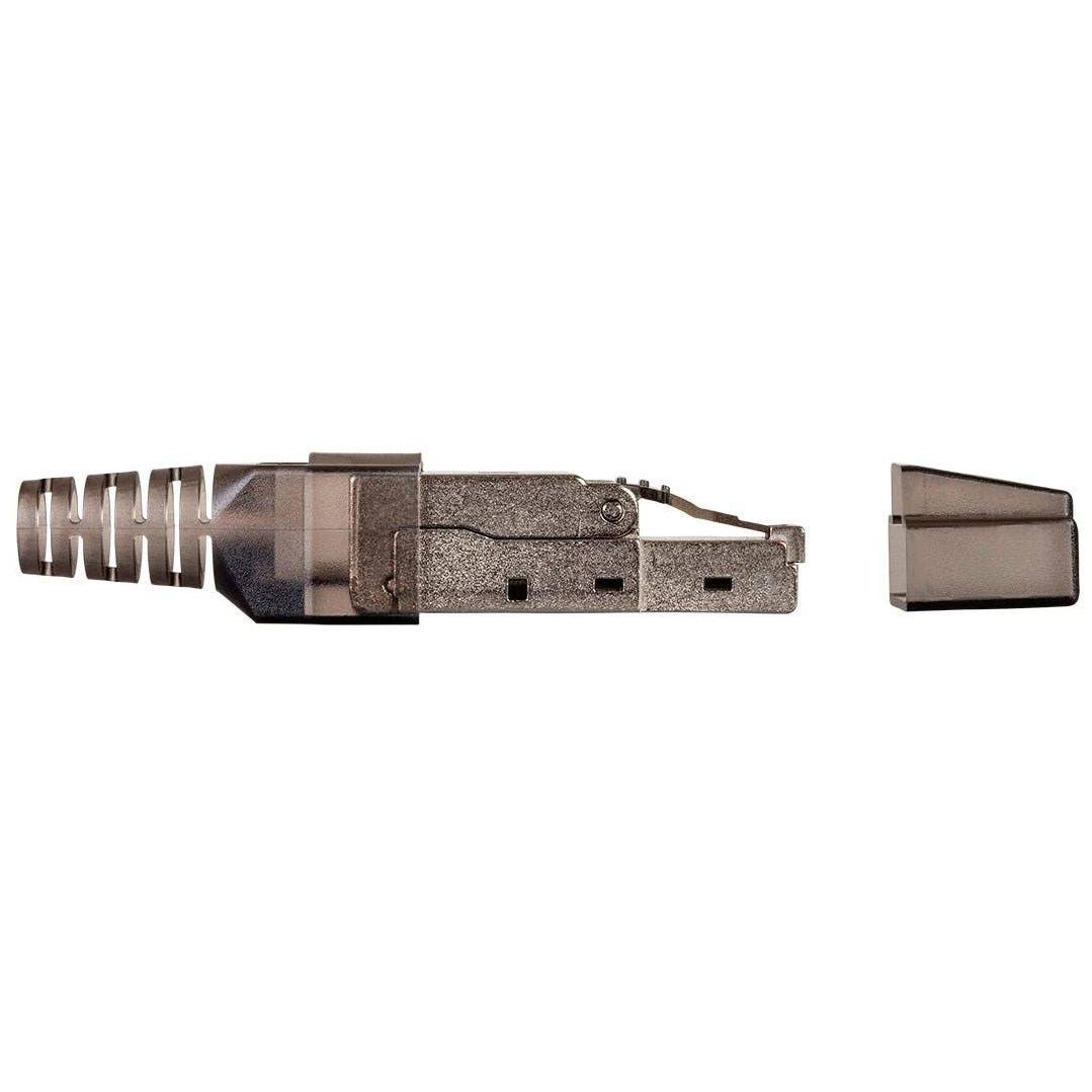 Cat7 Cat6a RJ-45 Shielded Modular Plug 10 Pack H610978