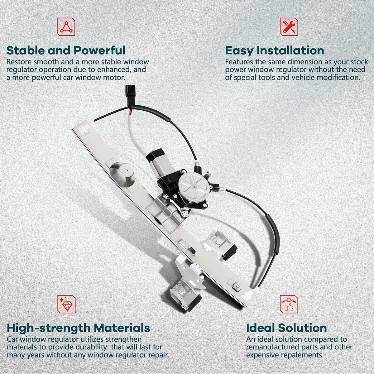 Rear Right Power Window Regulator with Motor Pack of 2 K3600