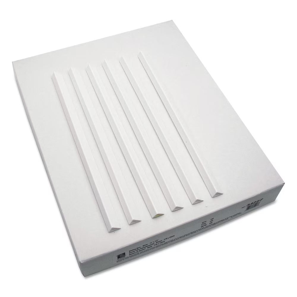 Binding Bars, White, 100/Box O7213