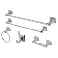 Polished Nickel 5-Piece Bathroom Accessory Set A201