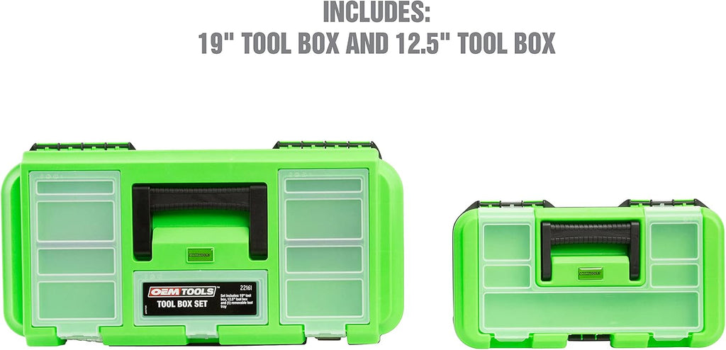 3 Piece Tool Box Set with Removable Tool Tray P14633