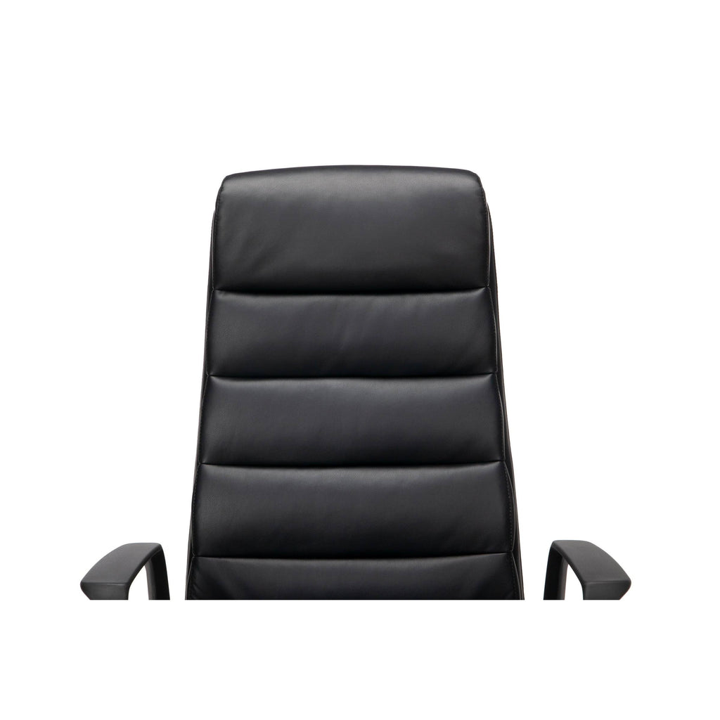 Black Bonded Leather Executive Chair K6180