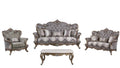 Gray Fabric 4pcs Living Room Set B9713