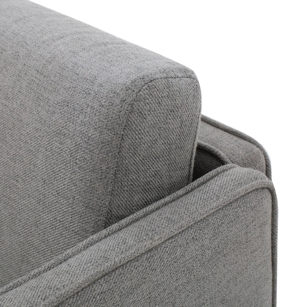 Dark Teal Fabric Loveseat R60121
