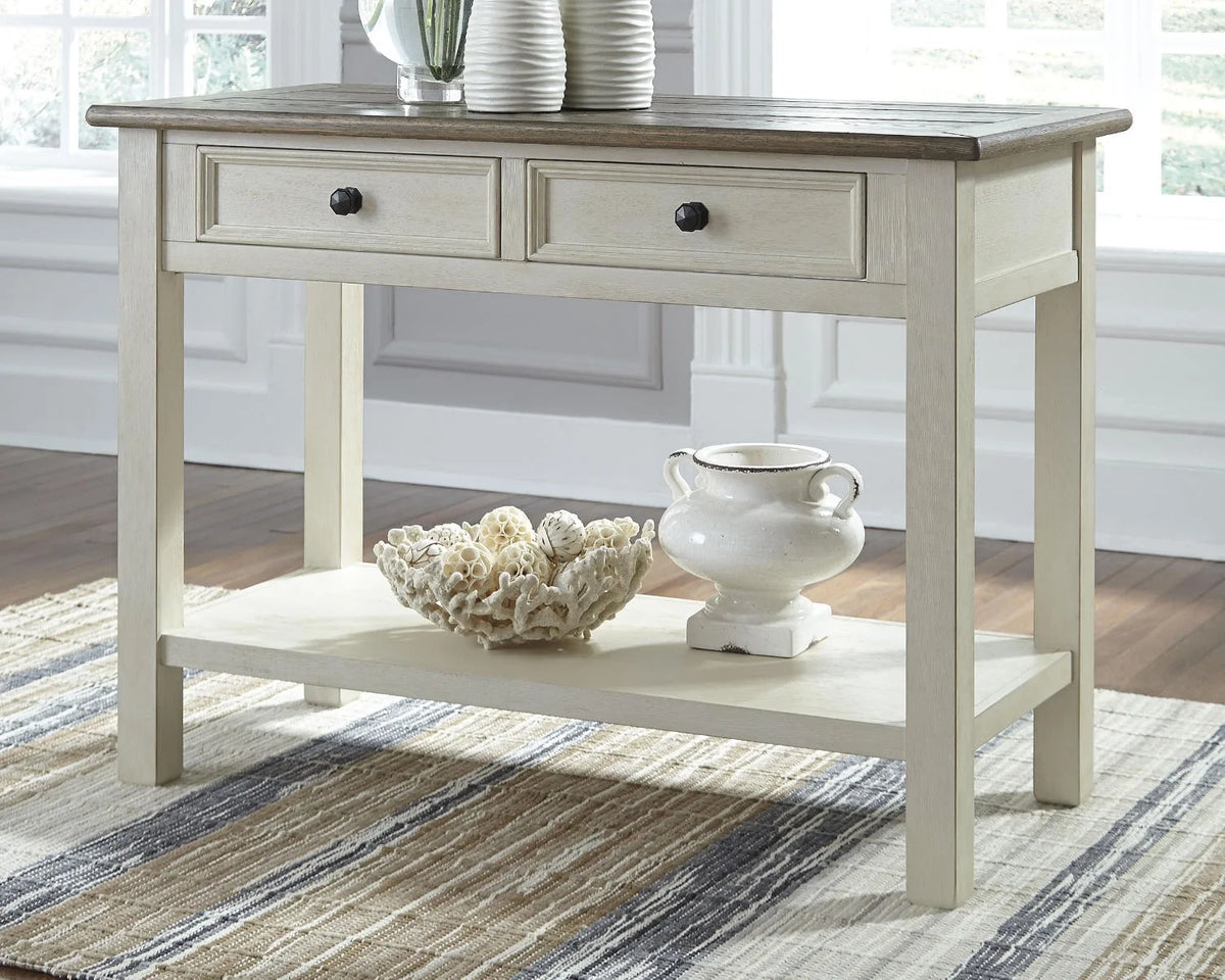 Two-tone Sofa Console Table E5360