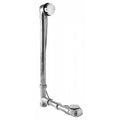 Satin Chrome Brass Bath Waste and Overflow Drain H16959