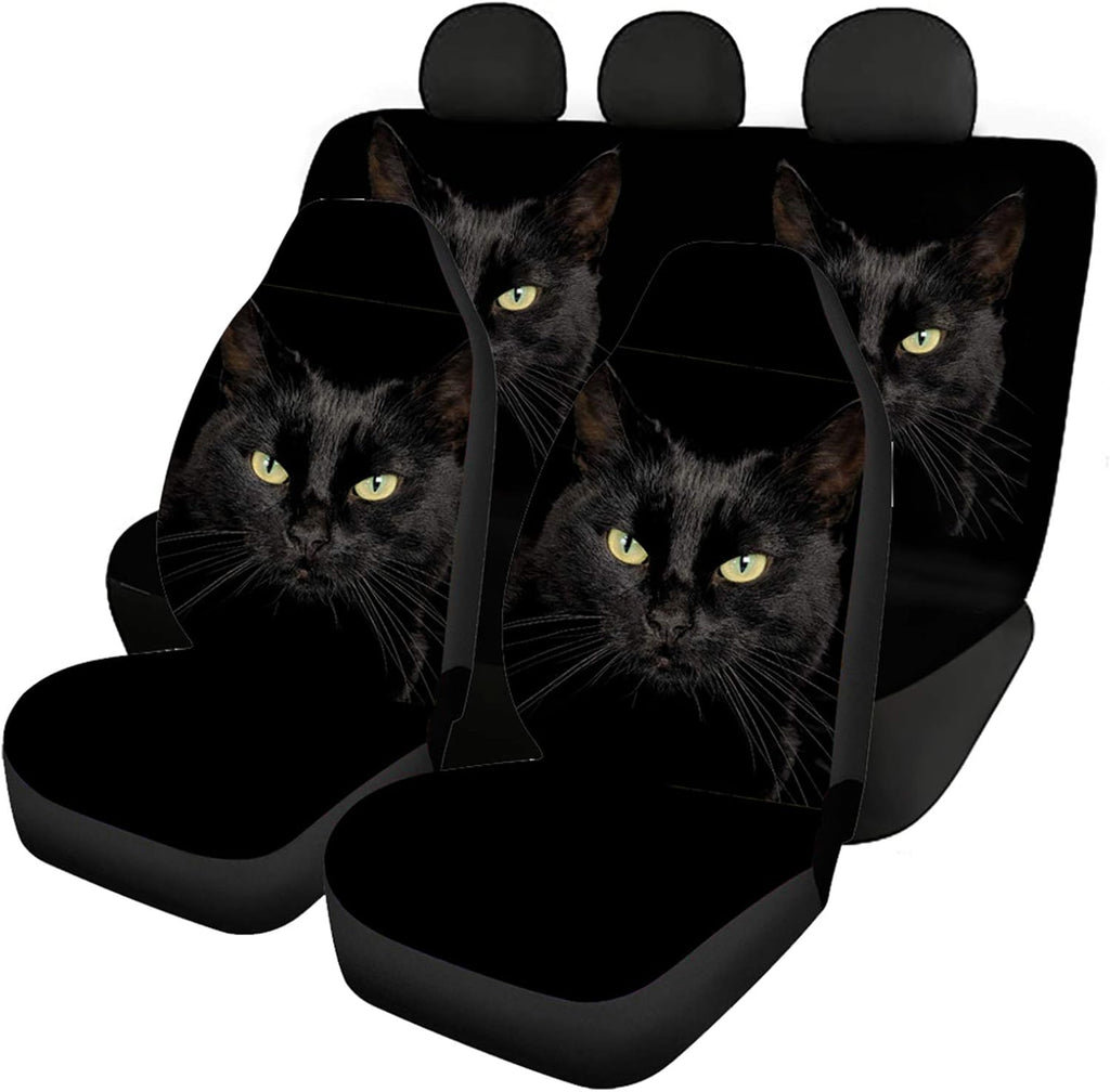 Purple Car Seat Cover Full Set Front and Rear Bench Seats T15559