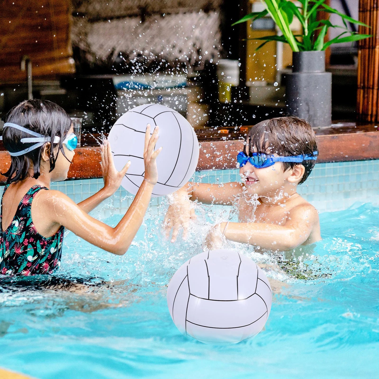 1 Set of Inflatable Beach Balls Water Pool Toys W301