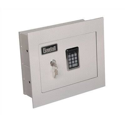 Commercial Wall Safe with Electronic and Key Lock G257958