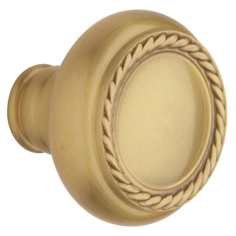 Satin Brass/Brown Knob Pair B601219