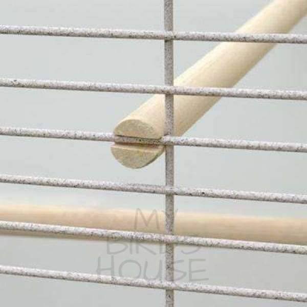 White Play Top Cage with Bar Spacing G952