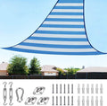 24x24 Ft 185G HDPE Square Sun Shade Sail Canopy H61906