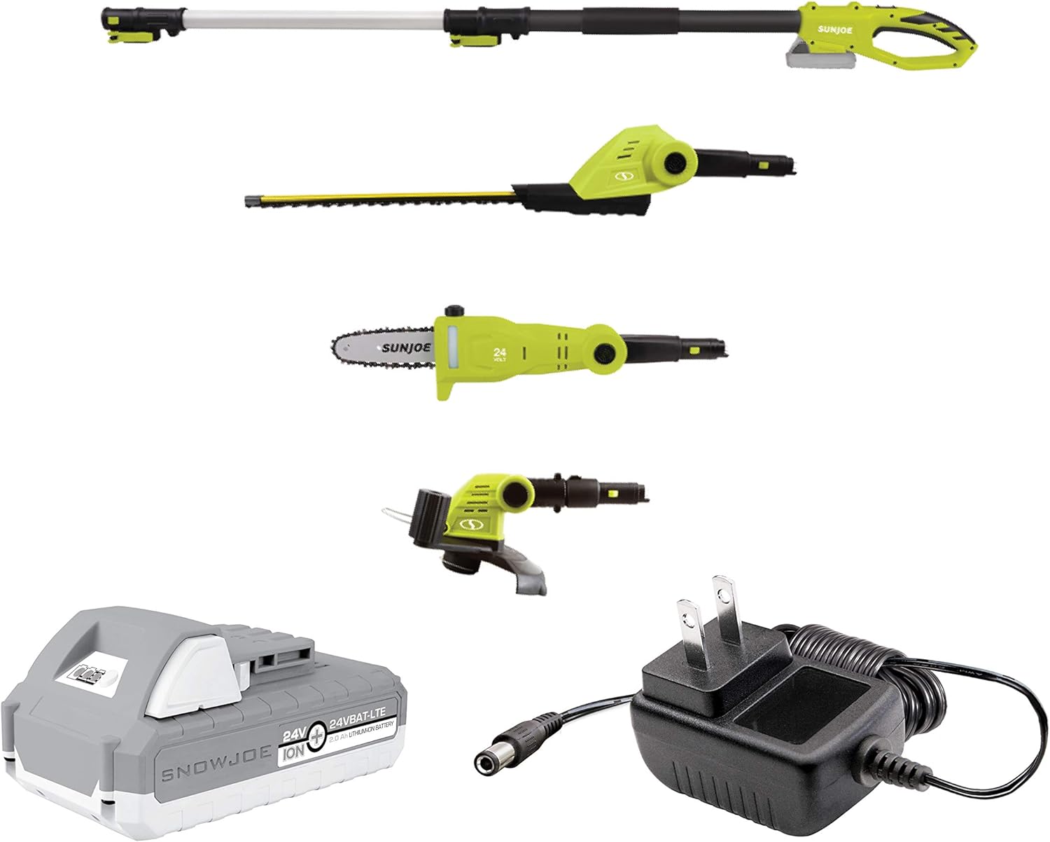 Cordless Lawn Care System Hedge Trimmer Pole Saw Grass Trimmer Q228396