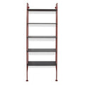 5 Shelf Leaning Bookcase M8429