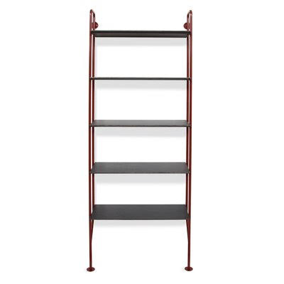 5 Shelf Leaning Bookcase M8429