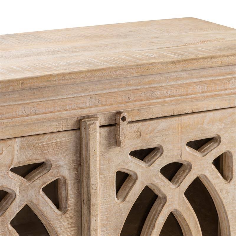 Light Mango Wood Cabinet S7557