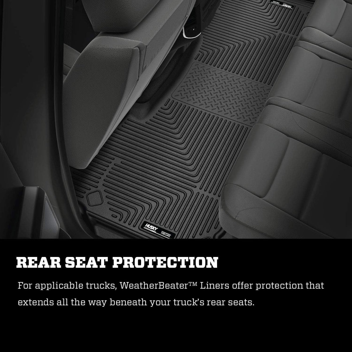Black Front & 2nd Seat Floor Liners 3 Pcs Q538511