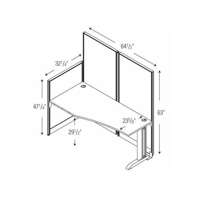 Straight Workstation (Box 2 of 2) J2030