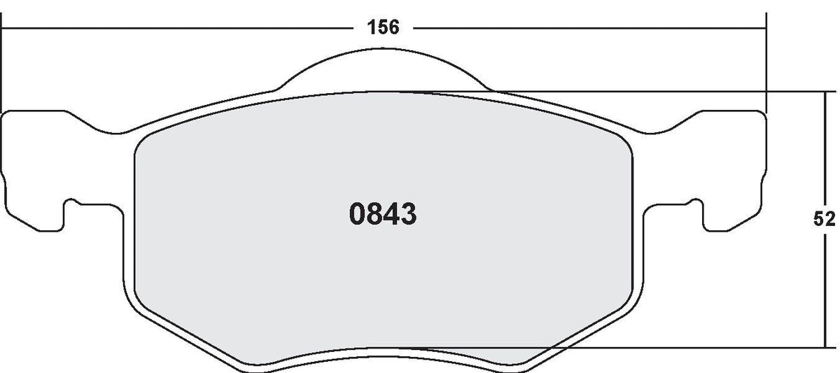 Carbon Metallic Brake Pads E201