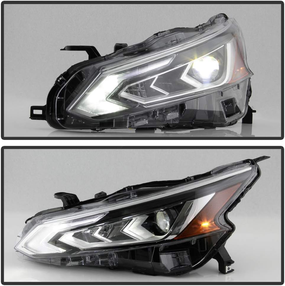 2019-2021 Nissan Altima LED DRL Projector Headlights Headlamps Assembly Pair K354900