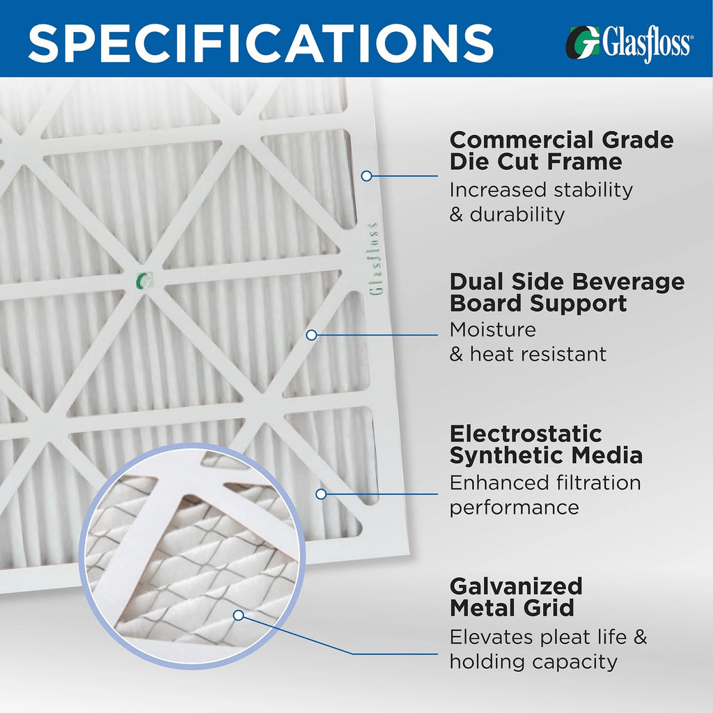 12 Pack MERV 10 Pleated Air Filters B645114
