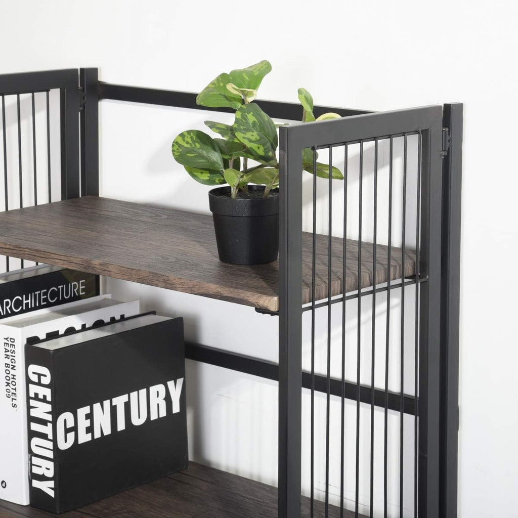 4-Tier Foldable Bookshelf Bookcase P38162