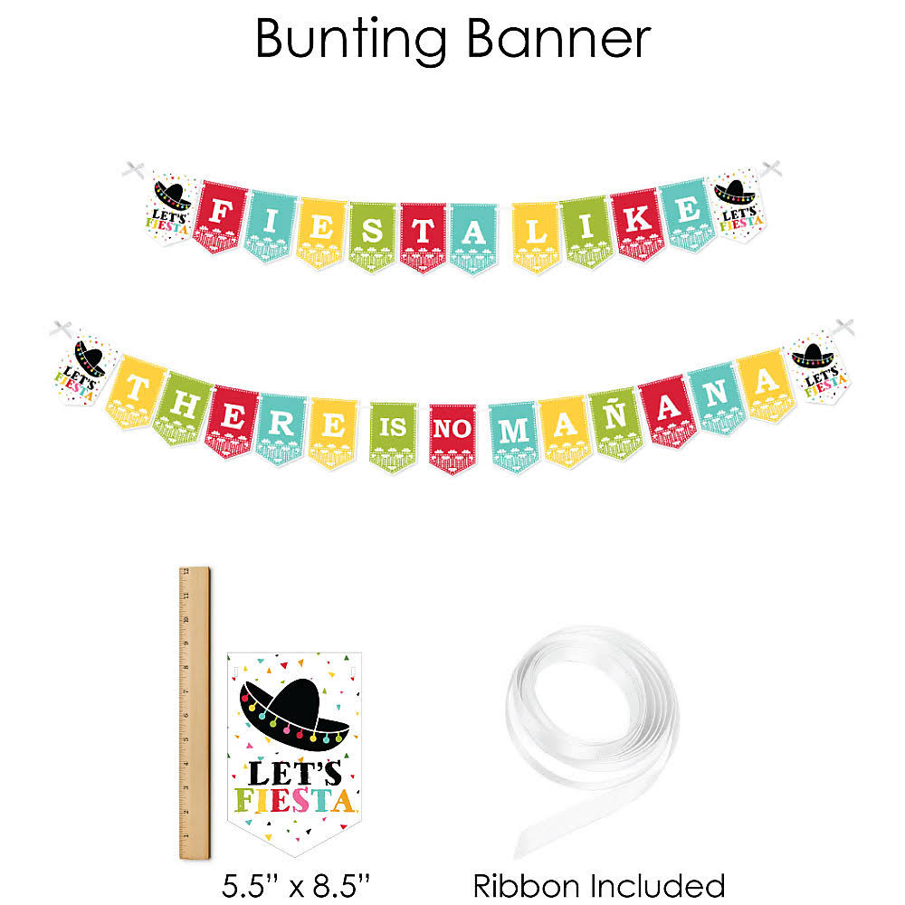 Mexican Fiesta Party Supplies Banner Decoration Kit N98344