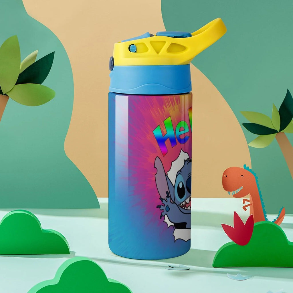 Stainless Steel Vacuum Insulated Water Bottle With Straw W7424