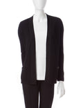 Black Open-Front Cardigan Y4779