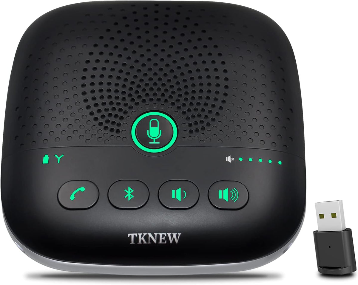 Bluetooth Speakerphone Conference Speaker with 4 Noise Cancellation Mics, Pack of 2 K5691