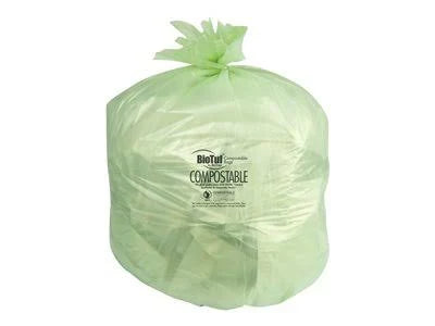 Compostable Can Liners, 30 gal, 0.88 mil A761927